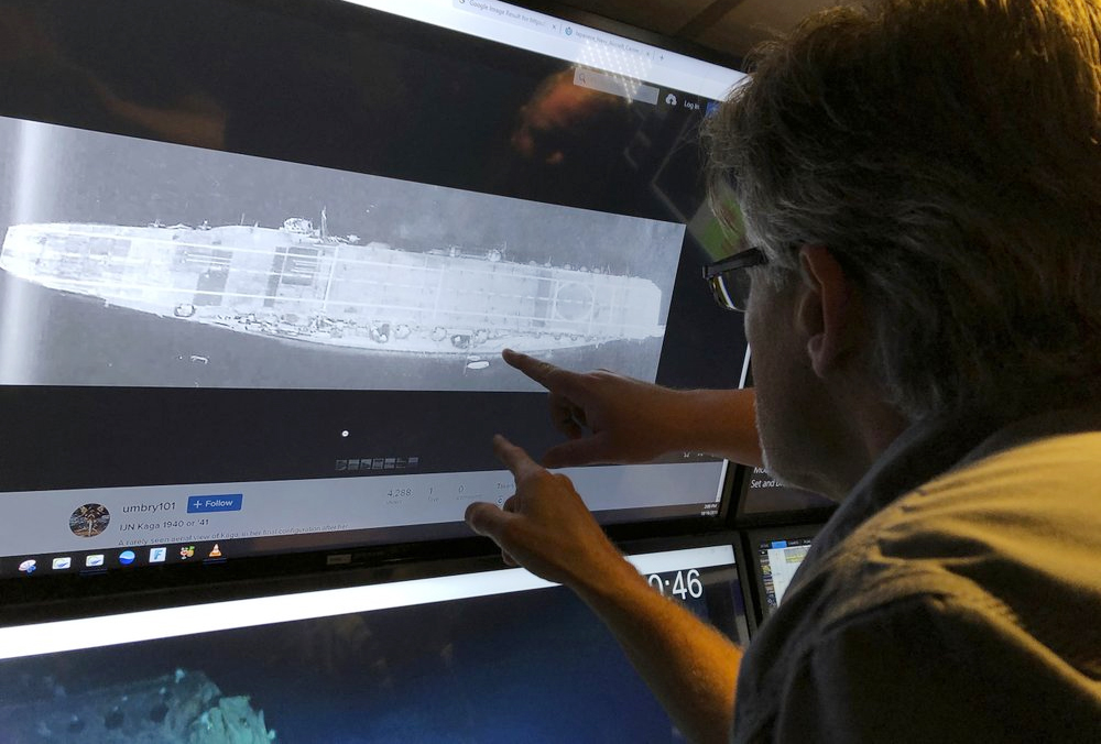 Phát hiện xác tàu đắm đầu tiên trong trận Midway ở Thế chiến II

